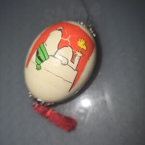 Vintahe Snoopy and Woodstock Ornament